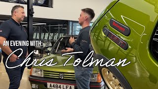 An evening with Chris Tolman 205 GTI Tolman edition [upl. by Anikat]