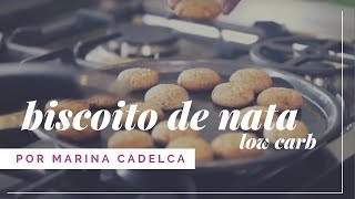 Biscoito de Nata Low Carb Fit  Receita Fitness [upl. by Fraase]