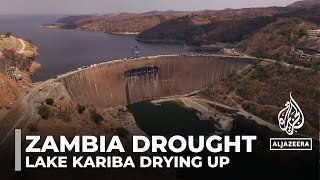 Zambia endures 20 hour power cuts as Lake Karibas water levels drop impacting electricity supply [upl. by Martie501]