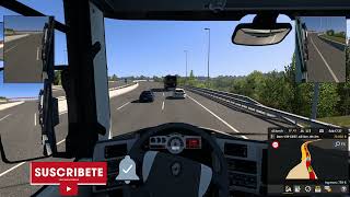 nueva ruta barcelona madrid en eurotrucksimulator2 [upl. by Anazus]