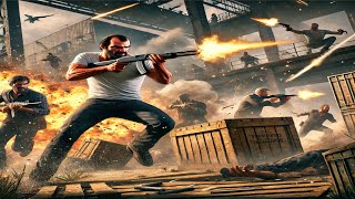 Trevors Epic Gun Fighting Mission in GTA 5  Explosive Shootout Action [upl. by Edals]