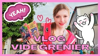 vlog vide grenier brocante  De jolies jeux Switch et trésors ✨😻 [upl. by Inaffets]