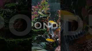 Auratus chiclid with planted aquariumfish [upl. by Rafiq279]