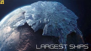 Largest Space Ships in Science Fiction Films [upl. by Mira713]