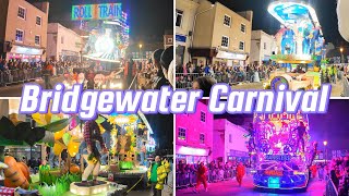 Complete Bridgwater Guy Fawkes Carnival 2024 England UK  Bridgewater Carnival 2024 England [upl. by Eirrok]