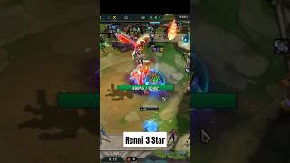 Renni 3 Star tft teamfighttactics leagueoflegends 3star renni [upl. by Ardnasela]