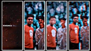 NEW TRENDING ATTITUDE FRIENDSHIP STATUS VIDEO EDITING ALIGHT MOTION VIDEO EDITING KANNADA [upl. by Odlavu376]