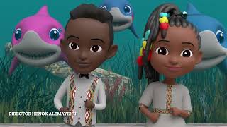 Baby Shark  Amharic  Nursery Rhymes amp Kids Songs [upl. by Briny714]