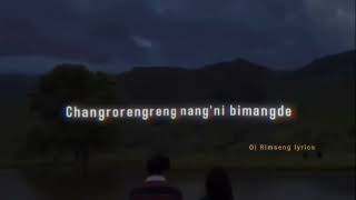 Changrororengreng sir Dhean salnang new WhatsApp status video  oirimsenglyrics [upl. by Nrubua264]