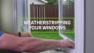 Weatherstripping Your Windows [upl. by Nylqcaj]