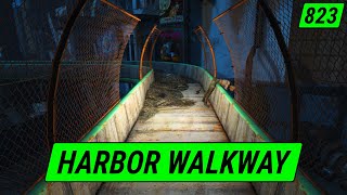 Sniper Nest On This Harbor Walkway  Fallout 4 Unmarked  Ep 823 [upl. by Anialed]