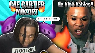 He DANGEROUS  Cae Cartier  MOZART Official Video  Reaction🔥🔥 [upl. by Llij]