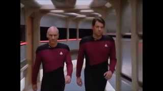 Picard amp Riker  Who Can It Be Now  temporal causality loop [upl. by Memberg]