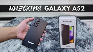 Unboxing Samsung Galaxy A52 [upl. by Marra]