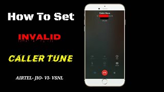 Invalid Caller Tune Jio  Airtel  VI  BSNL  Coming Soon 🔥 shortvideo callertune ringtone [upl. by Akemehc409]