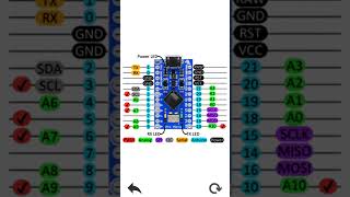 part 1 Arduino nano cercuit board pinout youtube youtubeshorts [upl. by Schramke34]