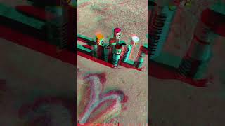 IVYNY8 Painting Street Art with Hair Color Spray on nycstreets  graffiti art skateboarding [upl. by Terrag615]