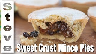 MINCE PIE RECIPE  With a Sweet Short Crust Pastry [upl. by Gaulin544]