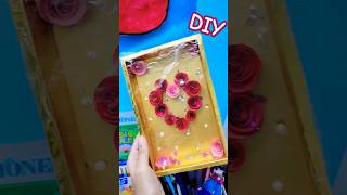 Diy flowers gift hemper idea 💡shortvideo youtubeshorrt handmade gift [upl. by Jemima]