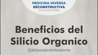 Reconstruye con SILICIO ORGÁNICO tu piel huesos ligamentos tendones y músculos [upl. by Mahgem]