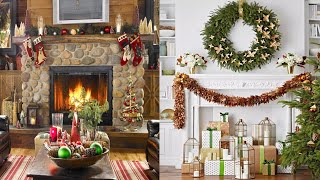 🎄100 CHRISTMAS MANTEL AND FIREPLACE DECOR IDEAS  CHRISTMAS DECORATING IDEAS 2024 🎄 [upl. by Ilarrold27]