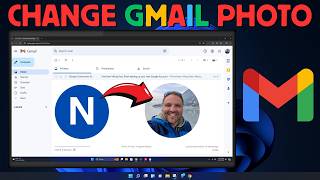 How to Change Profile Picture in Gmail Google Account [upl. by Relyks]