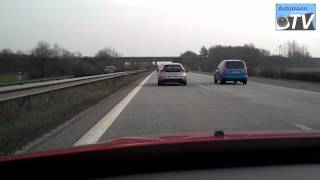 2013 Volvo V40 T4  on Autobahn FULL HD 1080p [upl. by Atal]