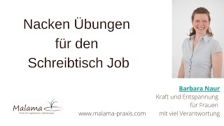 Nackenübungen für den SchreibtischJob [upl. by Manard131]