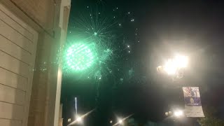 Fireworks show at OWA [upl. by Amor]