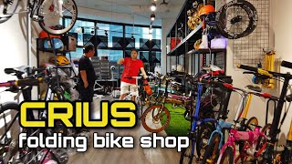 How To Go To CRIUS Folding Bikes Shop at Oxley Bizhub One  Singapore Cycling Route [upl. by Aeduj196]