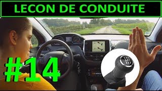 Leçon de conduite 14  Comment rétrograder une vitesse frein moteur [upl. by Petronia]