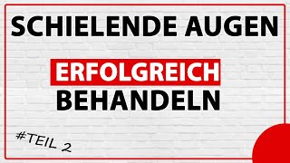 Schielen WEGTRAINIEREN  So EINFACH kannst du schielende Augen BEHANDELN  Augenübungen [upl. by Blockus]