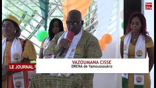 YAMOUSSOUKRO Célébration de neuf institutrices qui font valoir leurs droits à la retraite [upl. by Sucramat961]