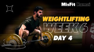 Weightlifting Day 27 Week 6 [upl. by Limak]