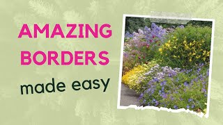 How to plant a beautiful herbaceous border  your complete guide [upl. by Rosinski]