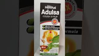 Dabur Honitus Adulsa cough syrup ll Dabur Honitus Cough syrup ll Cough syrup coughsyrupdaburviral [upl. by Aidualc]