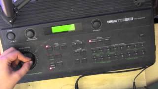 Yamaha TG33 Sound Demos Part 1 Digital Vector Hybrid Synthesis [upl. by Drofwarc]