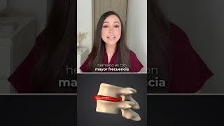 ¿Qué es una hernia de disco👩🏻‍⚕️ shorts hernia herniadedisco youtubehealth [upl. by Enovad916]