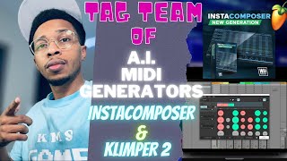 Instacomposer and Klimper 2 combine for GREAT RampB  Midi Generators [upl. by Ginnie]