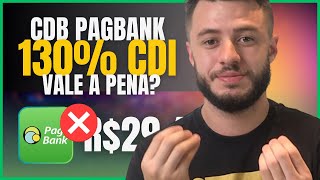 PAGBANK  CDB PROMOCIONAL QUE RENDE 130 DO CDI  GUIA COMPLETO [upl. by Esilehs]