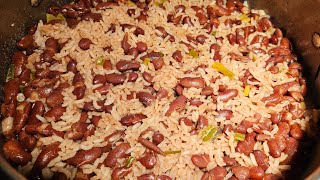 The best Jamaican rice and peas is done this way You should try it [upl. by Sly]