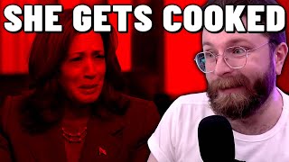 Vaush Reacts To Kamala Harriss Disaster CNN Interview [upl. by Rumit564]