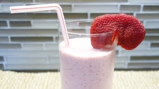 How to Make a Strawberry Milkshake [upl. by Morly]