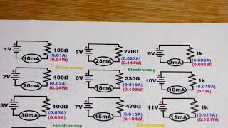 Voltage and Quarter Watt Resistor Combinations [upl. by Drofyar]