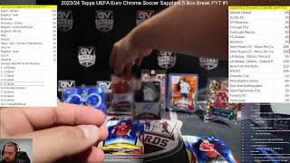 GV Sports Cards Live Box Soccer Breaks  liveboxbreaks groupbreaks sportscards boxbreak [upl. by Teilo]