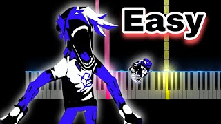 Silly Trip  FNF ANIMATION Easy Piano Tutorial [upl. by Allertse]