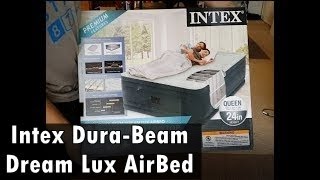 Intex DuraBeam Dream Lux AirBed [upl. by Artenak705]