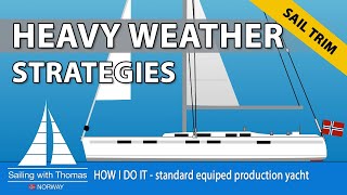 HEAVY WEATHER SAILING WITH A STANDARD PRODUCTION YACHT  SwT 162  HOW I DO IT AND MY STRATEGIES [upl. by Yssirhc56]