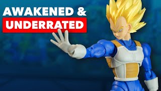 SHFiguarts Vegeta Awakening Super Saiyan Blood Review [upl. by Aleiram]