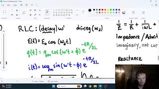 Phase Diagram Emf Current and Voltages in RLC Circuits [upl. by Gherardi]